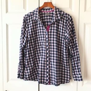 Eddie Bauer Plaid Button Down Shirt -XXL